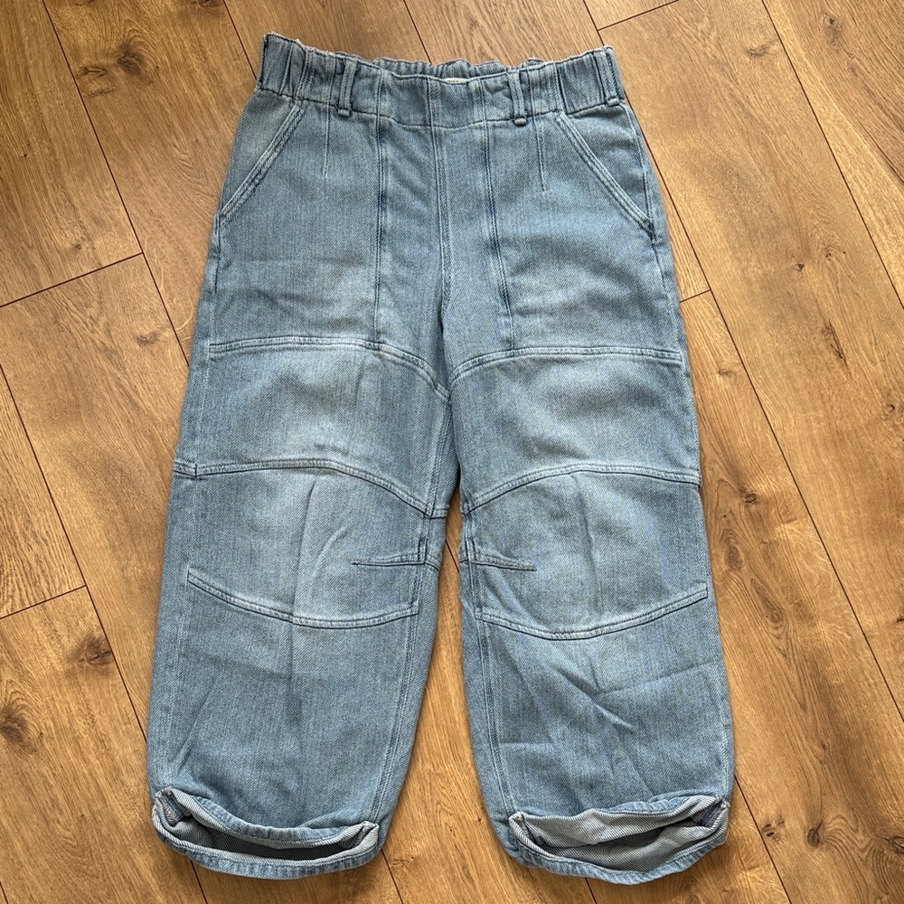 Free People Blue Denim Pants